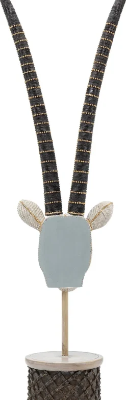 Dekor Antelope Head - Skulptur på Fot, 79 cm - KARE Design