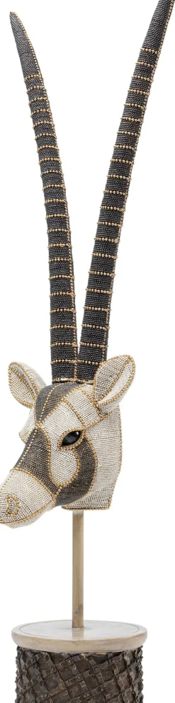 Dekor Antelope Head - Skulptur på Fot, 79 cm - KARE Design