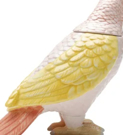 Dekor Burk Bird Giallo - Exotisk Fågel, 23cm - KARE Design