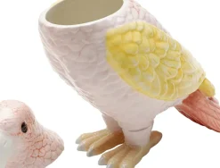 Dekor Burk Bird Giallo - Exotisk Fågel, 23cm - KARE Design
