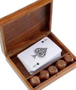 Dekor Card Box Gamble - Låda med Kort, Trä, (7/part) - KARE Design