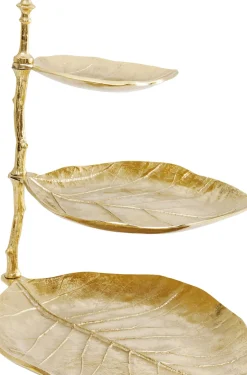 Dekor Fat Etagere - Våningsfat Guld - KARE Design