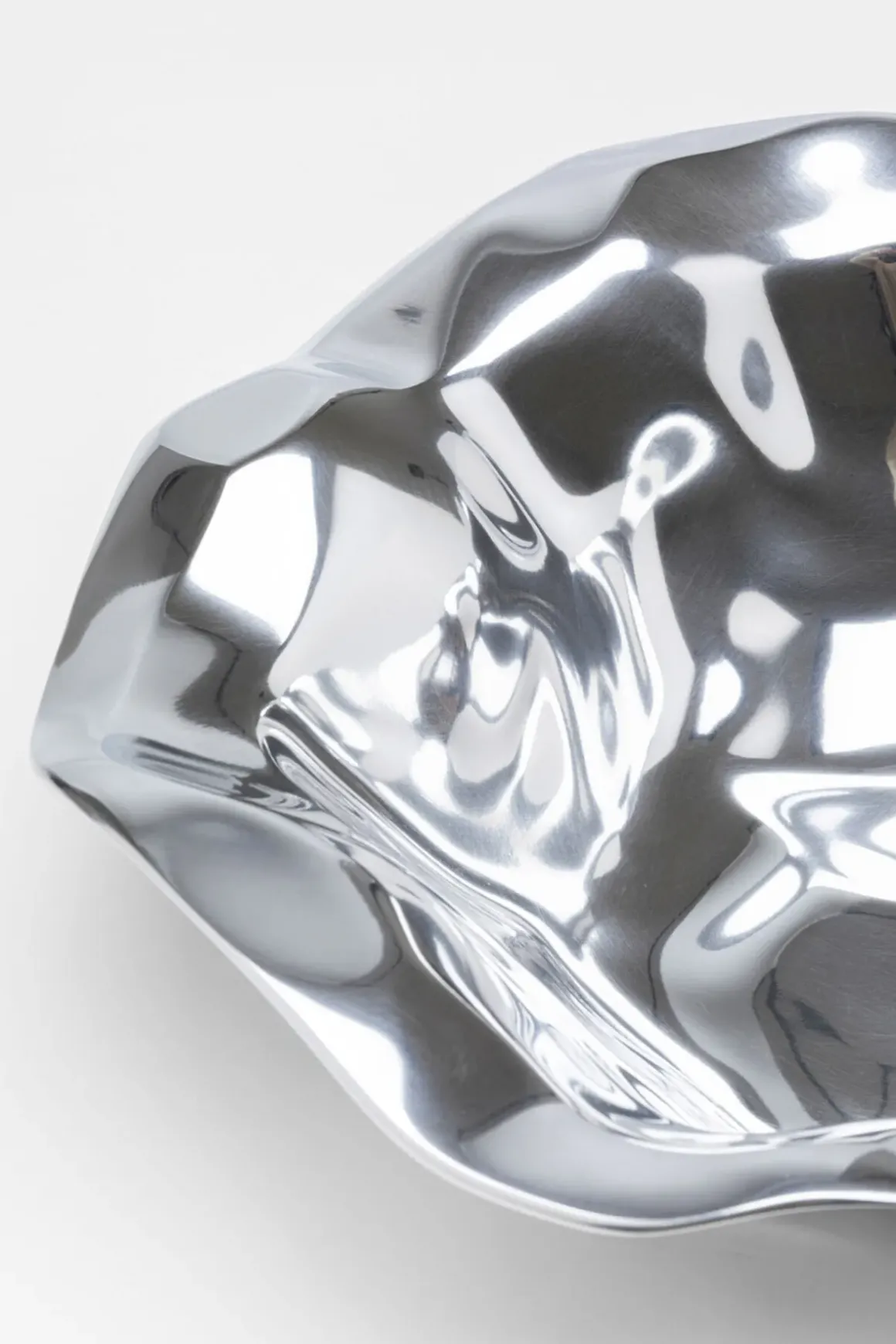 Dekorfat Jade - Silverfinish, Ø30cm - KARE Design