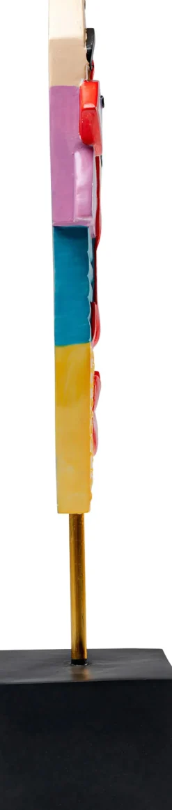 Dekorfigur Abstract Face - Färgstark, 52cm - KARE Design