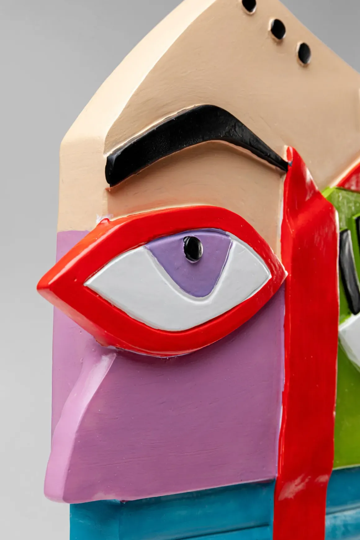 Dekorfigur Abstract Face - Färgstark, 52cm - KARE Design
