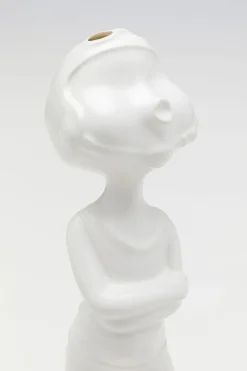 Dekorfigur Ball Girl - Vit, 29cm - KARE Design