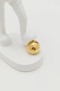 Dekorfigur Ball Girl - Vit, 29cm - KARE Design