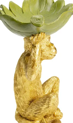 Dekorfigur Banana Leaf - Apa med Skål - KARE Design