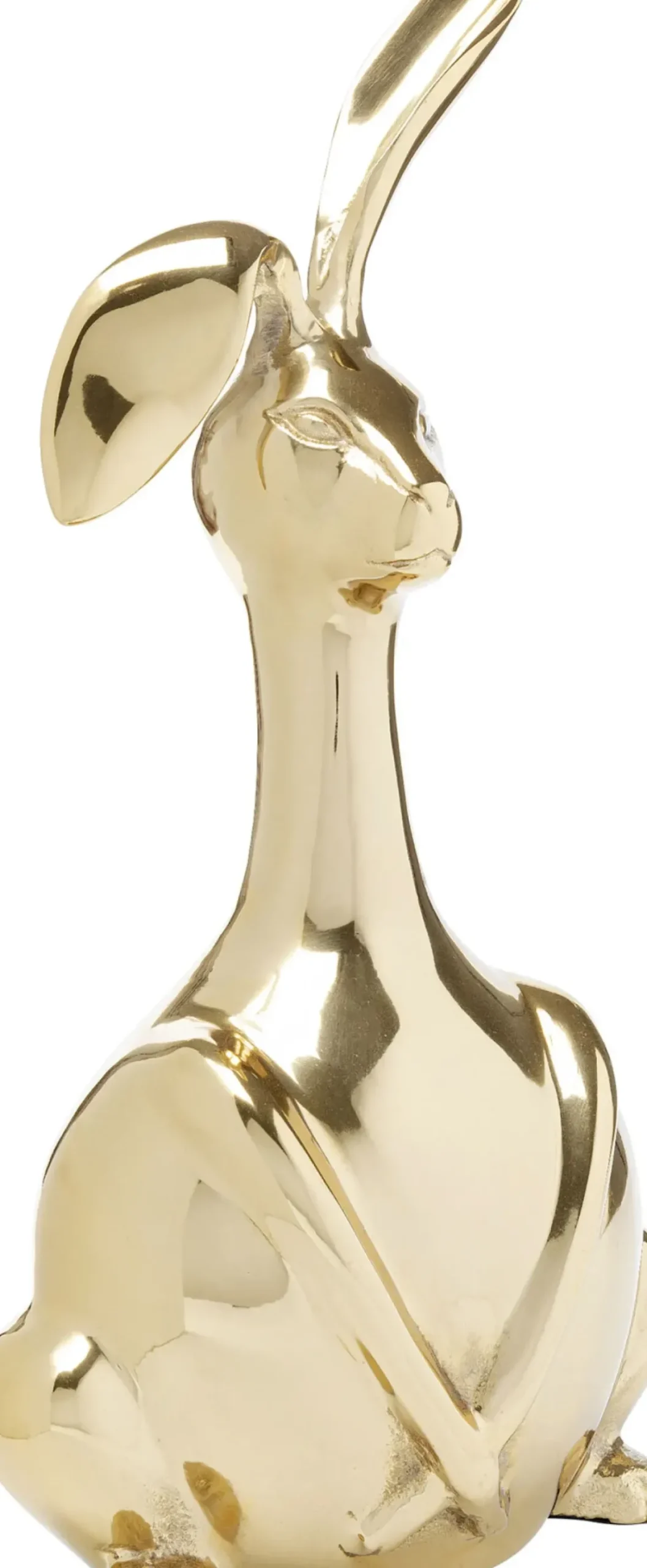 Dekorfigur Bunny Gold, 37cm - KARE Design