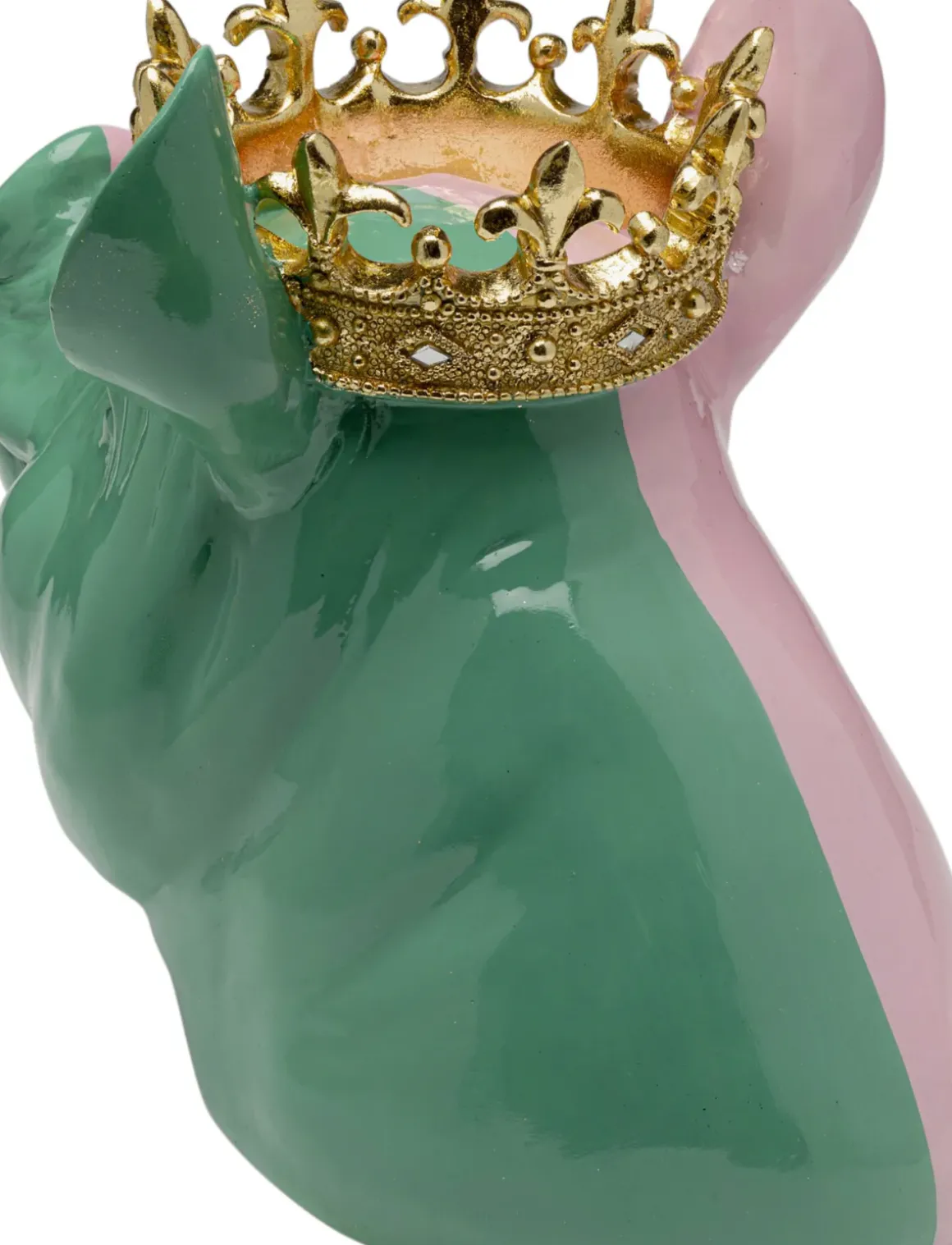 Dekorfigur Crowned Pig, 28cm - KARE Design