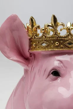 Dekorfigur Crowned Pig, 28cm - KARE Design