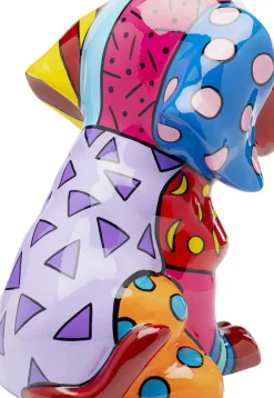Dekorfigur Dog Patchwork - Hund, Flerfärgad, 35cm - KARE Design