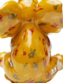 Dekorfigur Elephant - Gul, 18cm - KARE Design