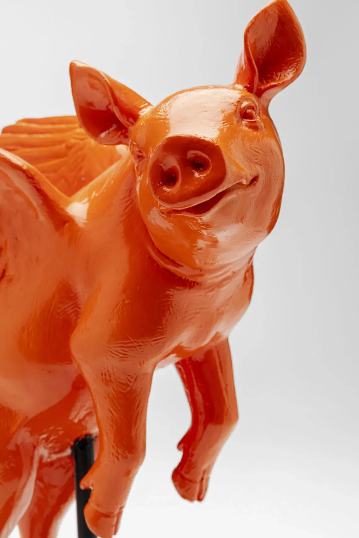 Dekorfigur Flying Pig - Orange Gris, 29cm - KARE Design