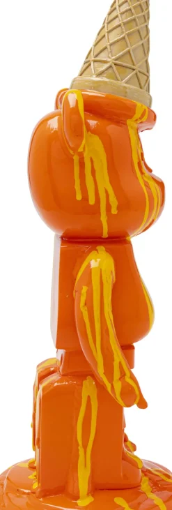 Dekorfigur Gelato Bear - Björn, Orange, 40cm - KARE Design
