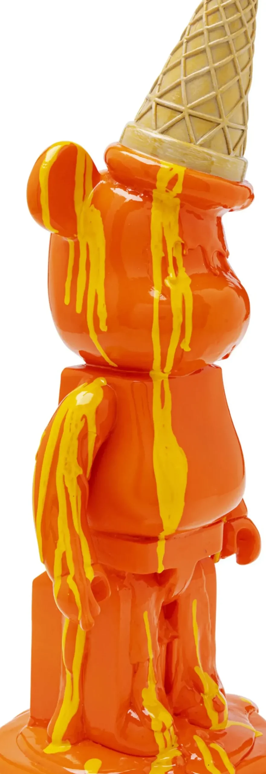 Dekorfigur Gelato Bear - Björn, Orange, 40cm - KARE Design