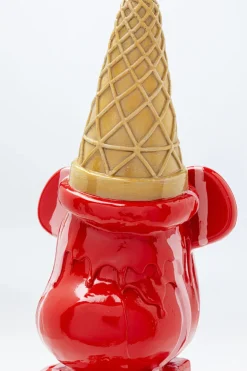 Dekorfigur Gelato Bear - Björn, röd, 40cm - KARE Design