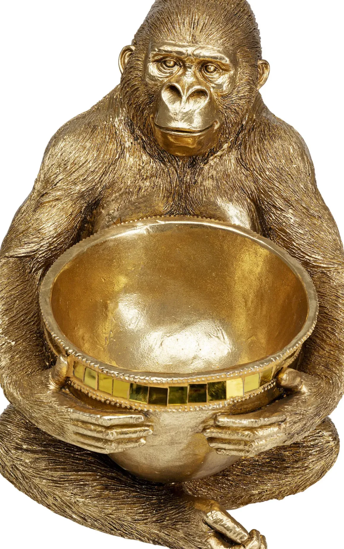 Dekorfigur Gorilla med Skål - KARE Design