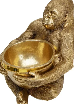 Dekorfigur Gorilla med Skål - KARE Design