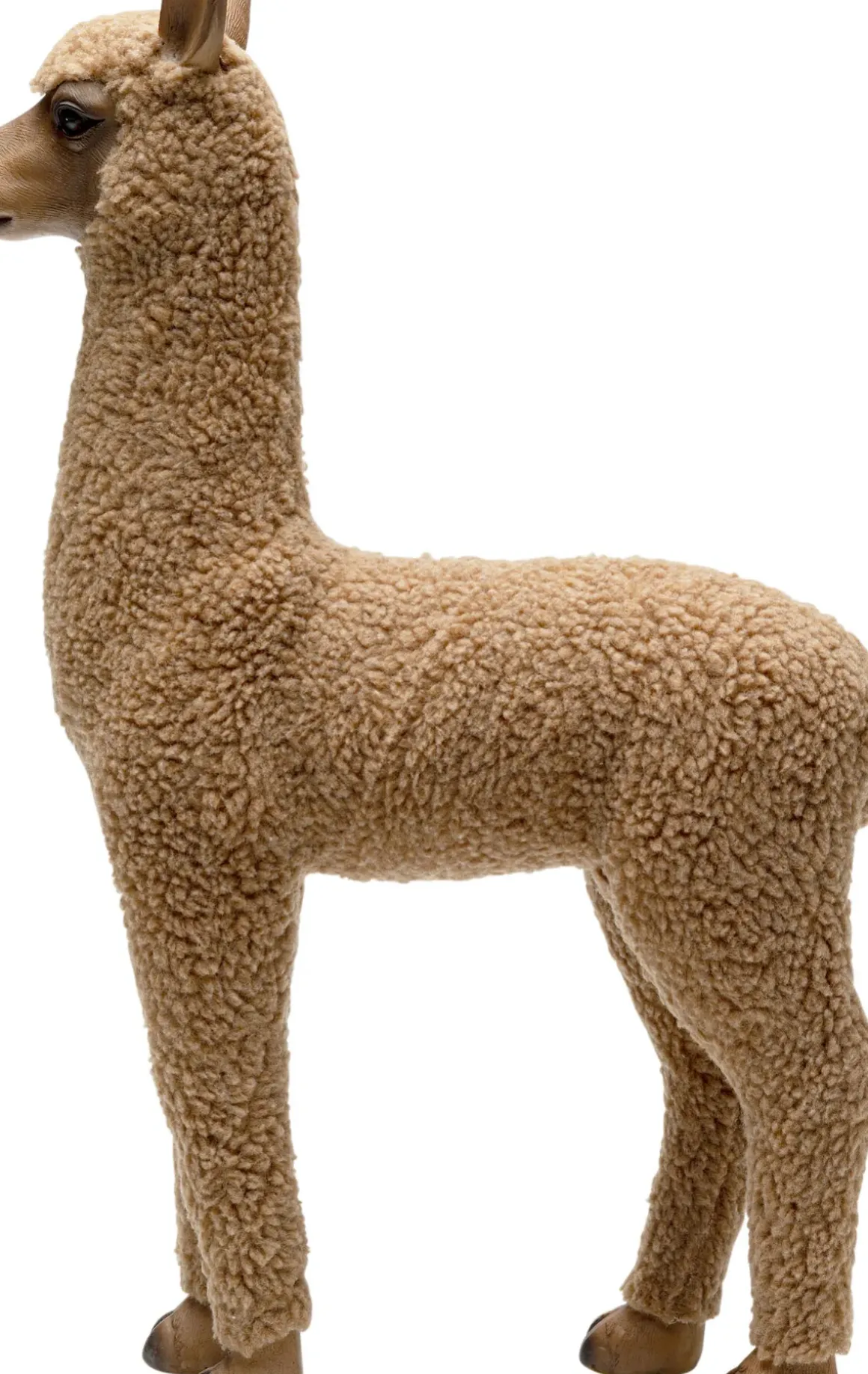 Dekorfigur Happy Alpaca - Alpacka, I Ull, 48cm - KARE Design
