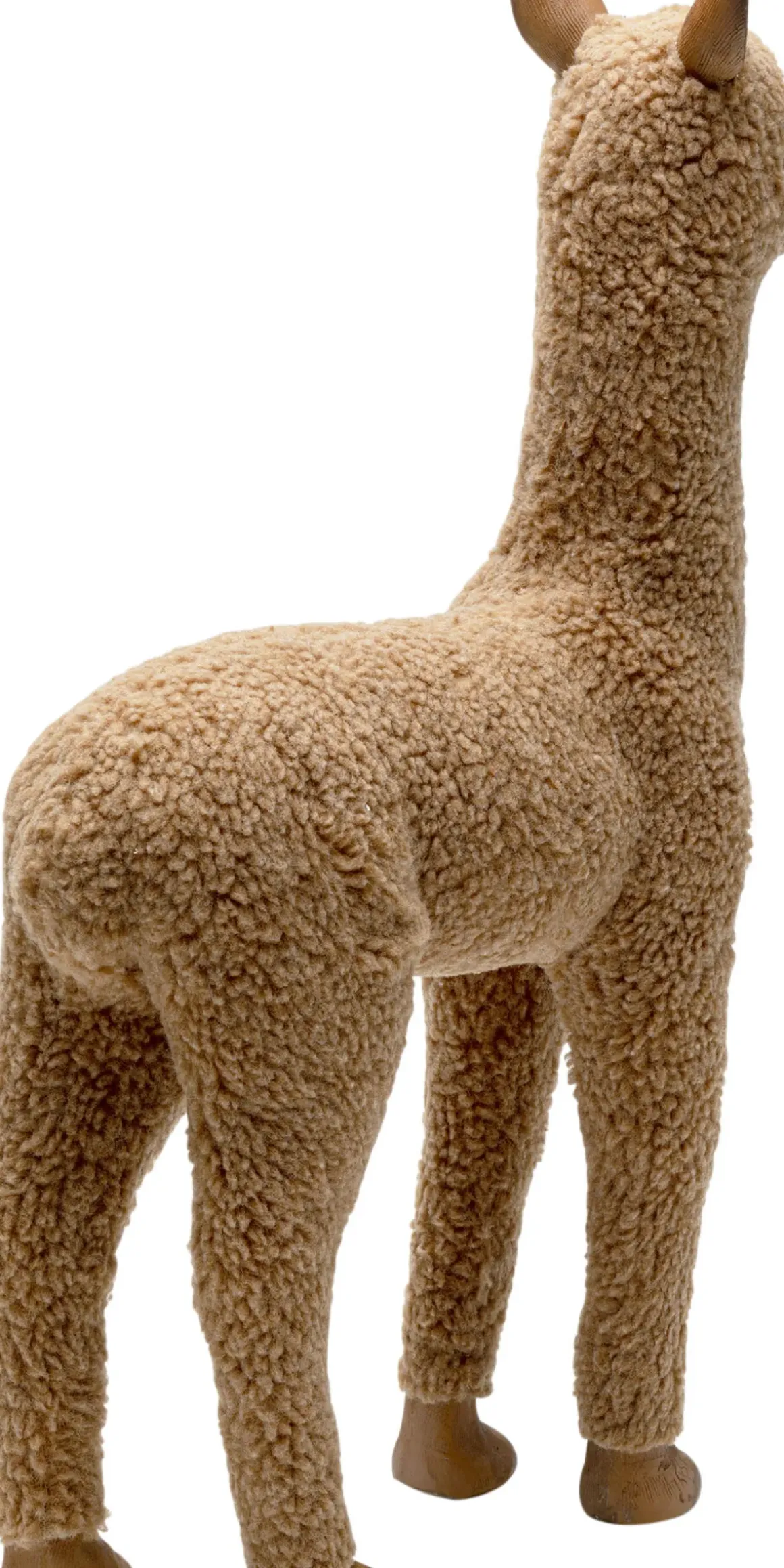 Dekorfigur Happy Alpaca - Alpacka, I Ull, 48cm - KARE Design
