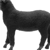 Dekorfigur Happy Sheep - Får, I Ull, Svart, 37cm - KARE Design