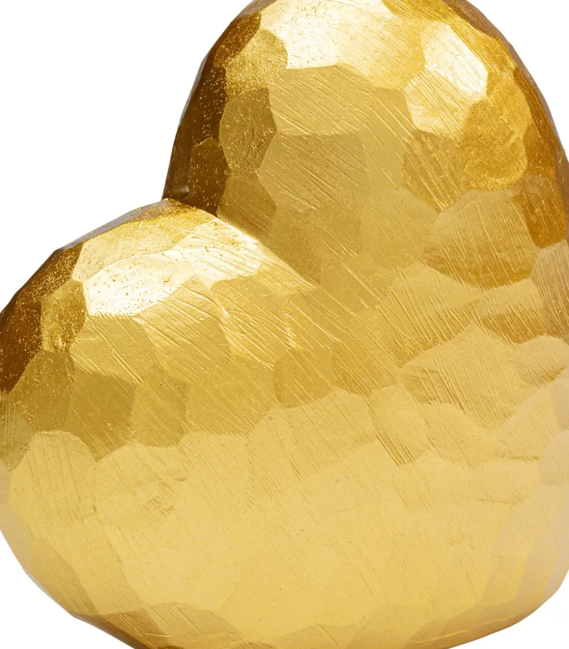 Dekorfigur Heart - Guldhjärta, 14cm - KARE Design