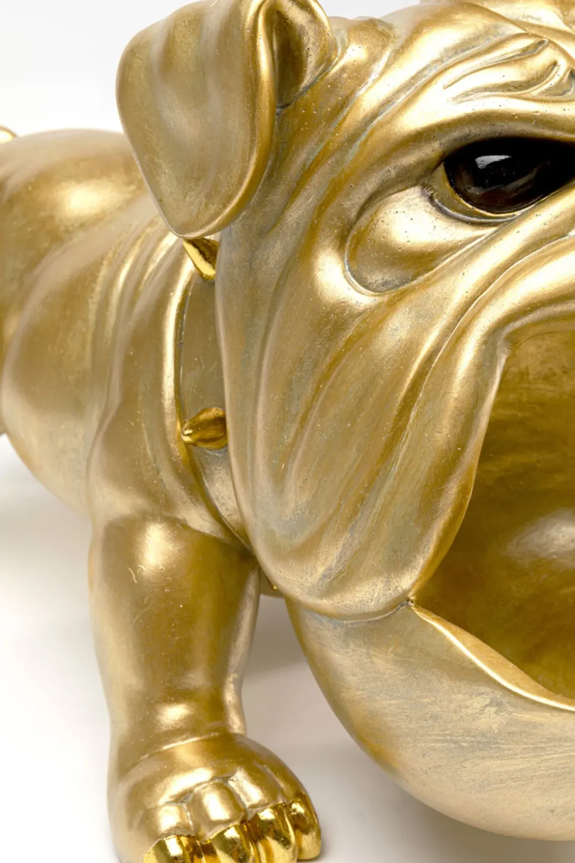Dekorfigur Hungry Dog - Guld Hund, 37cm - KARE Design