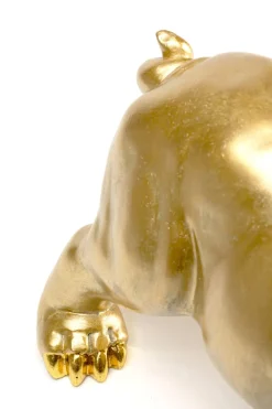 Dekorfigur Hungry Dog - Guld Hund, 37cm - KARE Design