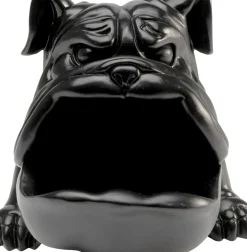 Dekorfigur Hungry Dog - Svart Hund, 37cm - KARE Design