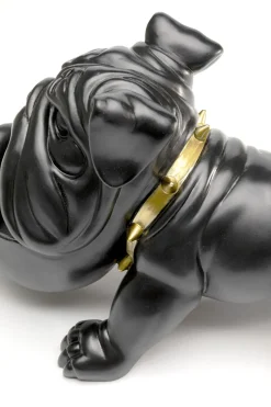 Dekorfigur Hungry Dog - Svart Hund, 37cm - KARE Design