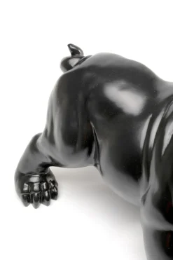 Dekorfigur Hungry Dog - Svart Hund, 37cm - KARE Design