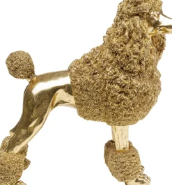 Dekorfigur Mrs Poodle - Pudel, Guld, 34cm - KARE Design
