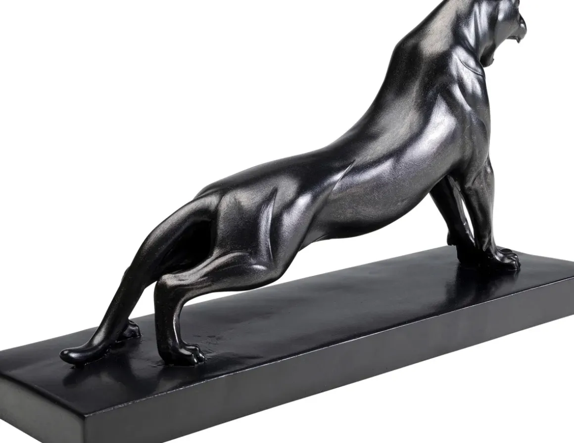 Dekorfigur Pantera - Panter, Svart, 19cm - KARE Design