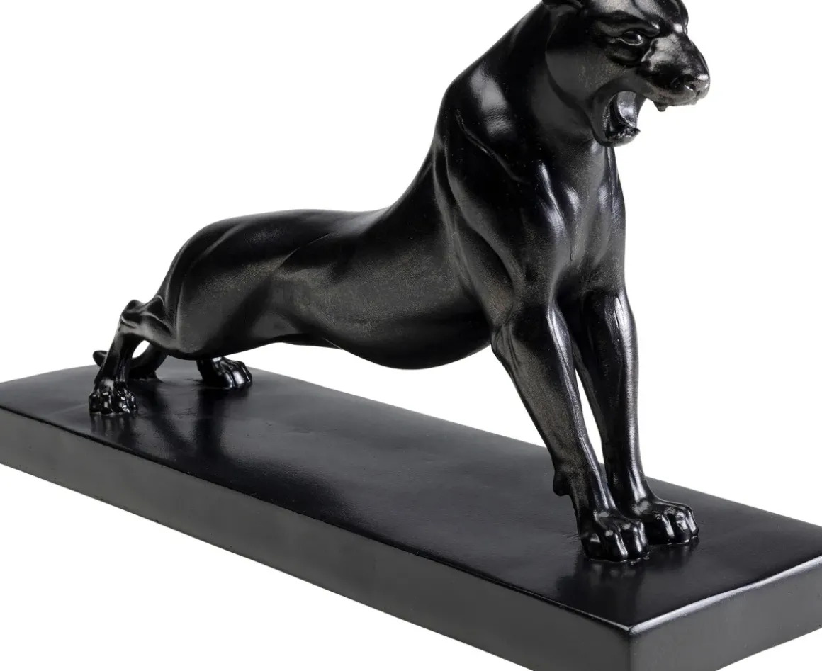 Dekorfigur Pantera - Panter, Svart, 19cm - KARE Design