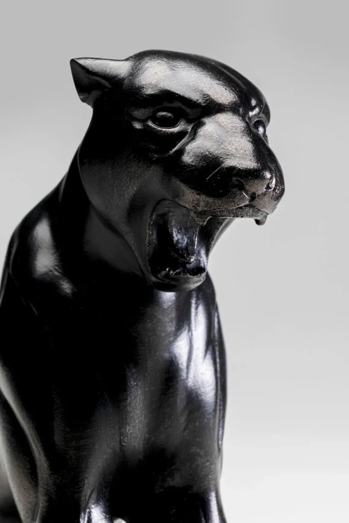 Dekorfigur Pantera - Panter, Svart, 19cm - KARE Design