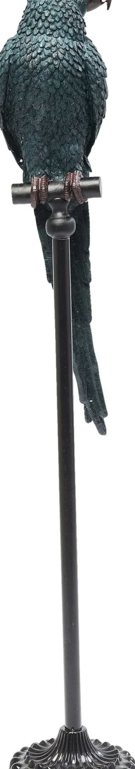 Dekorfigur Parrot - Skulptur på Piedestal Petrolblå, 116cm - KARE Design