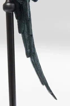Dekorfigur Parrot - Skulptur på Piedestal Petrolblå, 116cm - KARE Design