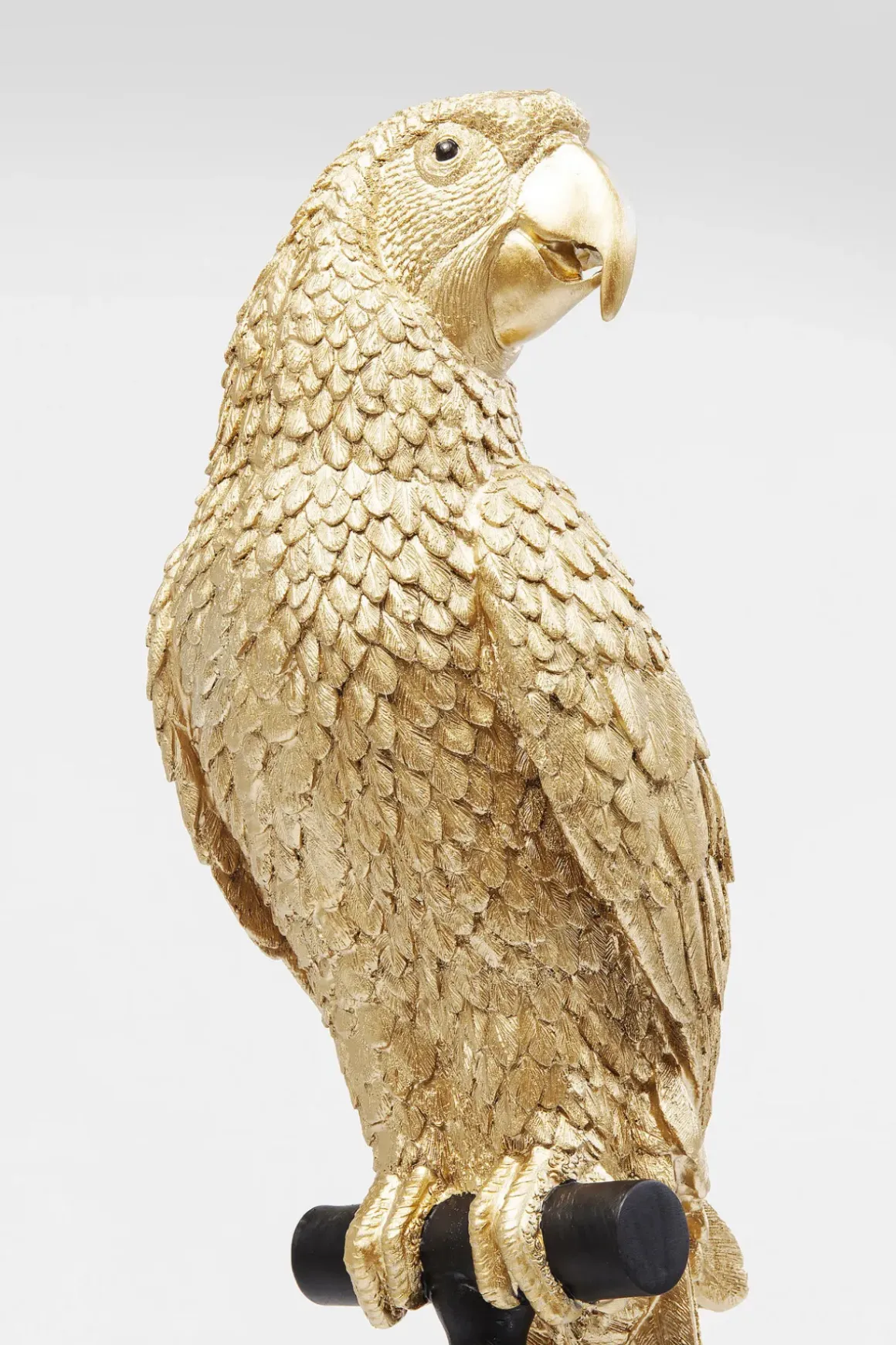 Dekorfigur Parrot - Skulpur på Piedestal Guld, 116cm - KARE Design