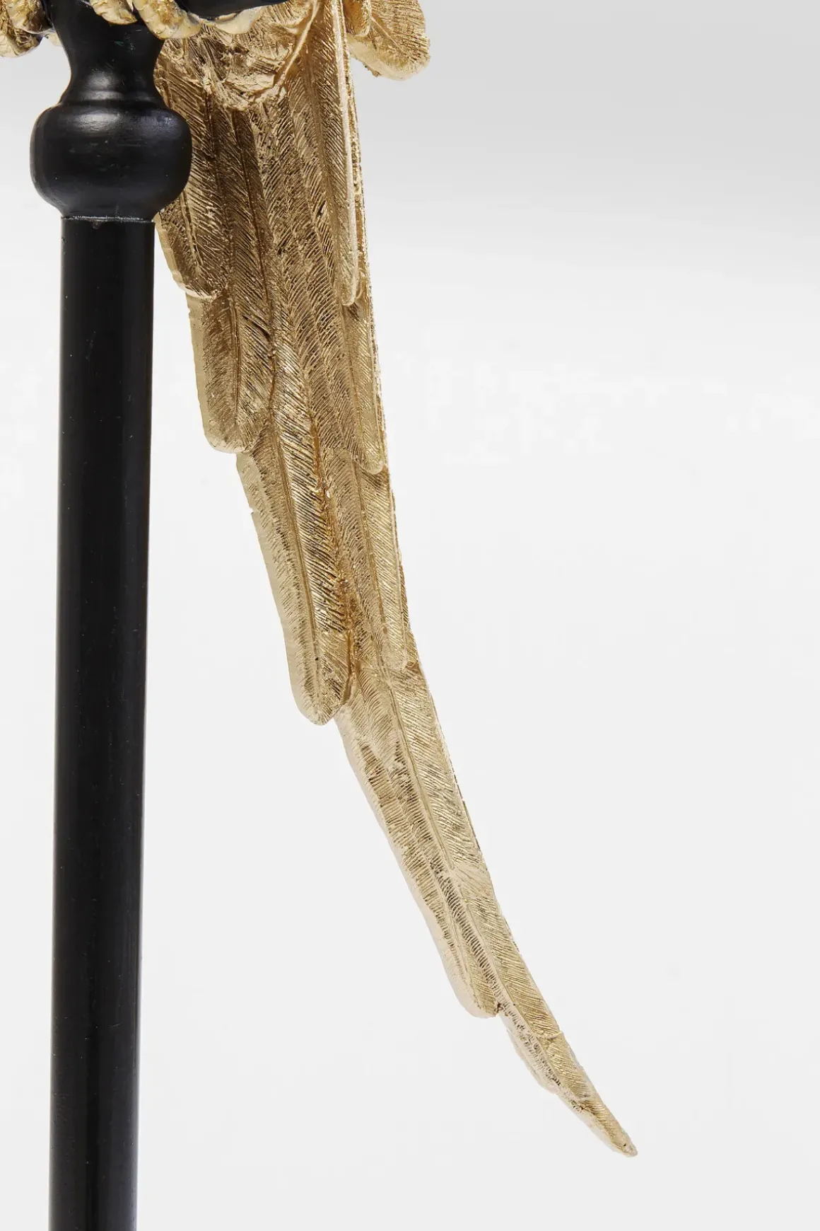 Dekorfigur Parrot - Skulpur på Piedestal Guld, 116cm - KARE Design