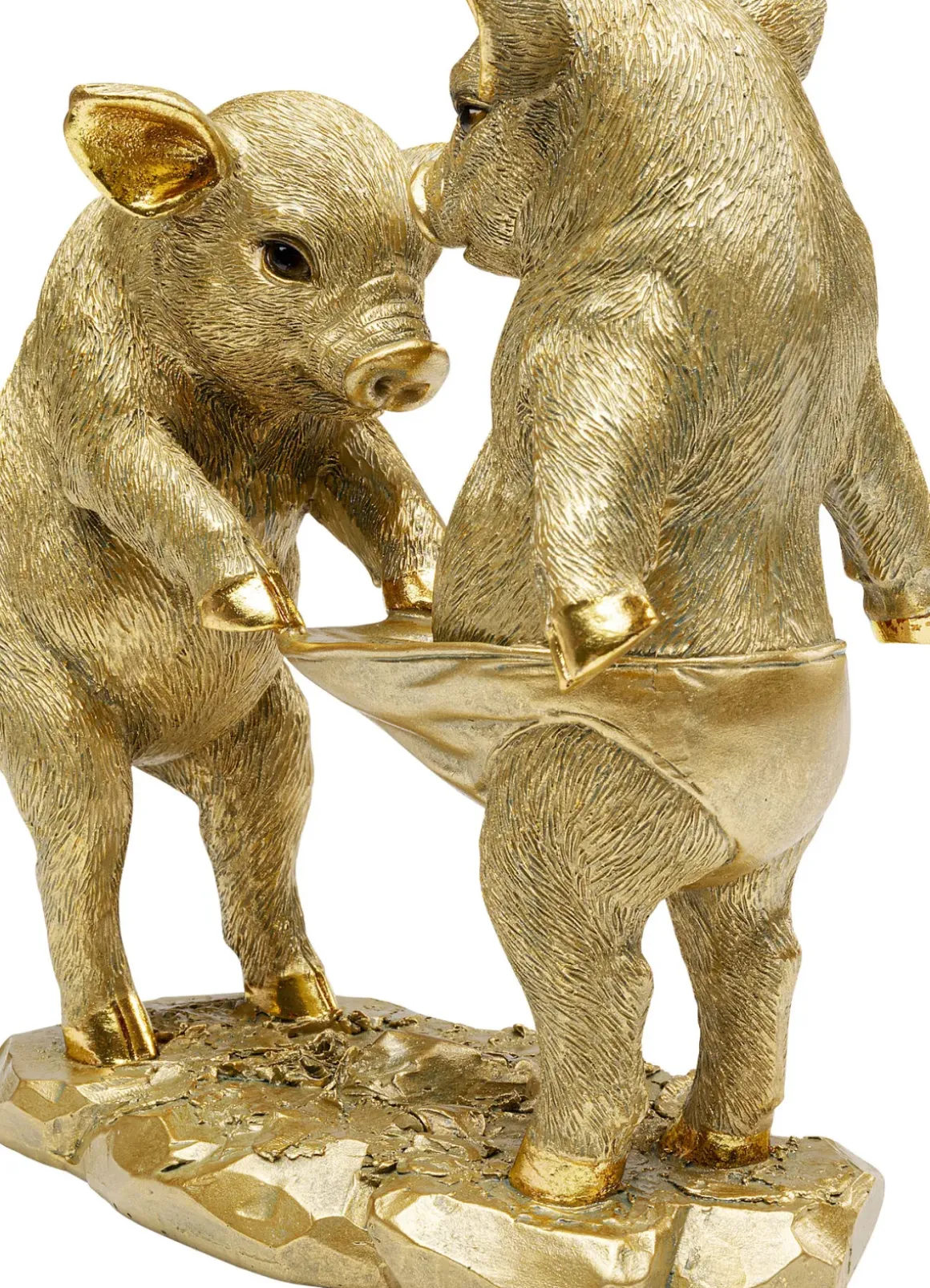Dekorfigur Pig Party, 20cm - KARE Design