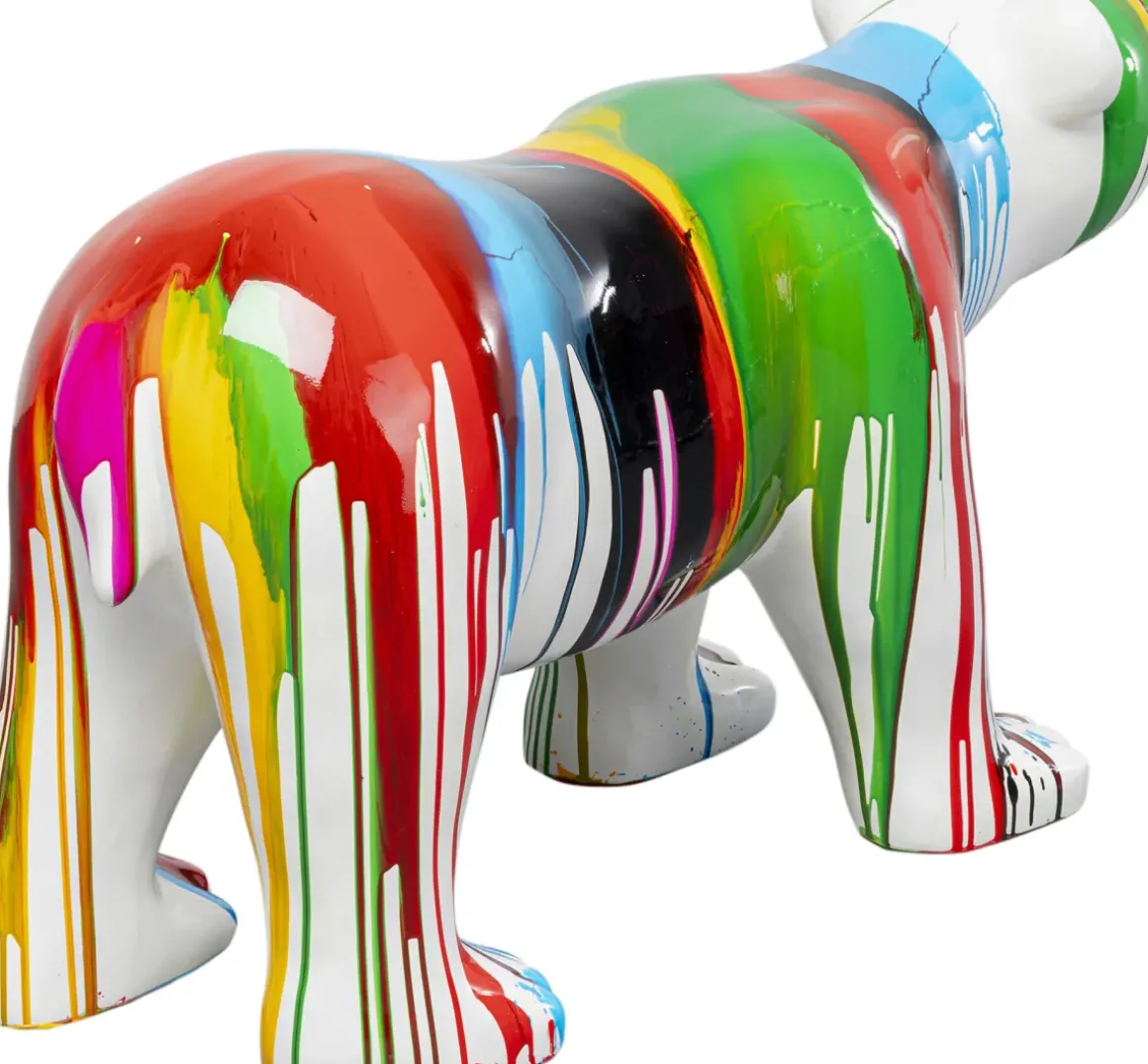 Dekorfigur Polar Bear Holi - Isbjörn, Flerfärgad, 46cm - KARE Design