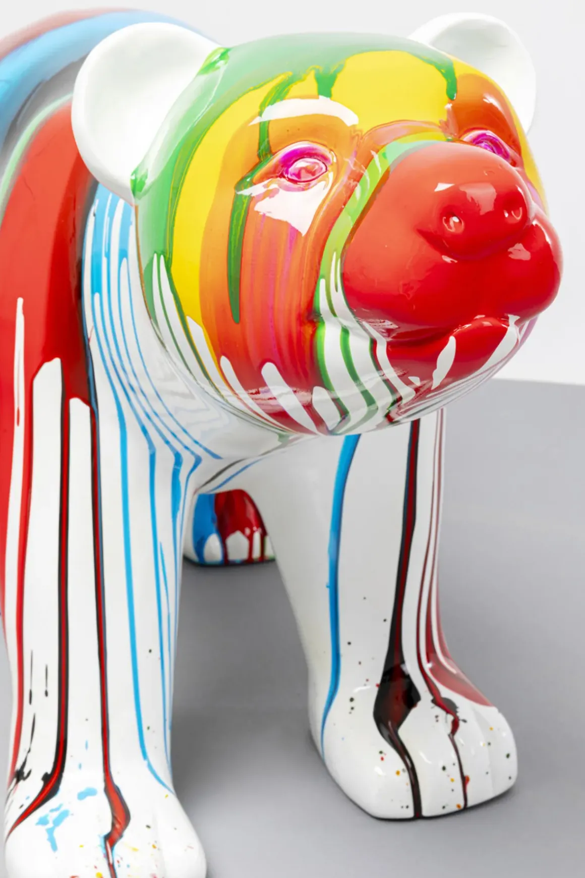 Dekorfigur Polar Bear Holi - Isbjörn, Flerfärgad, 46cm - KARE Design
