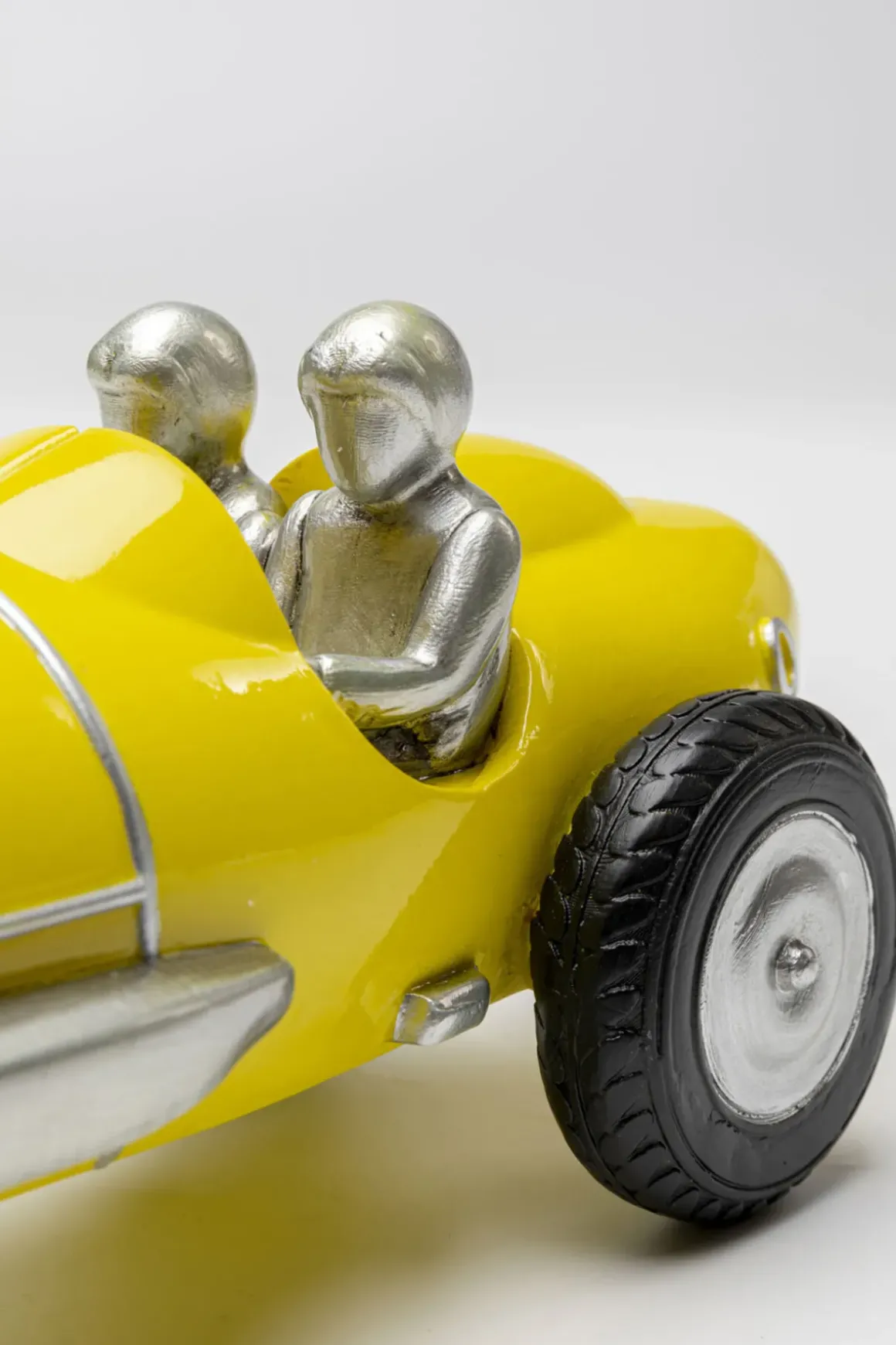 Dekorfigur Racing Car - Bil, Gul 9cm - KARE Design