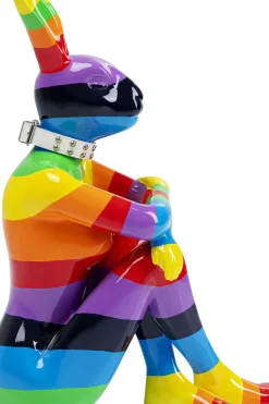Dekorfigur Rainbow Sitting Rabbit, 80cm - KARE Design