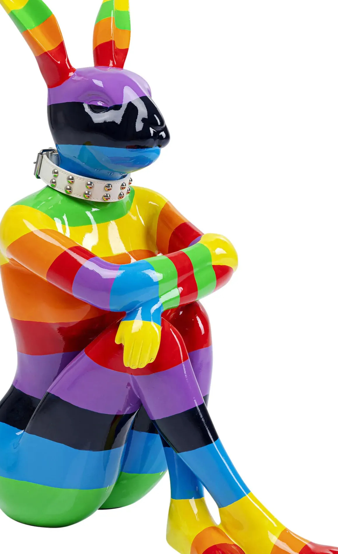 Dekorfigur Rainbow Sitting Rabbit, 80cm - KARE Design