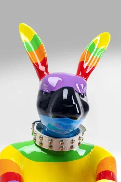 Dekorfigur Rainbow Sitting Rabbit, 80cm - KARE Design