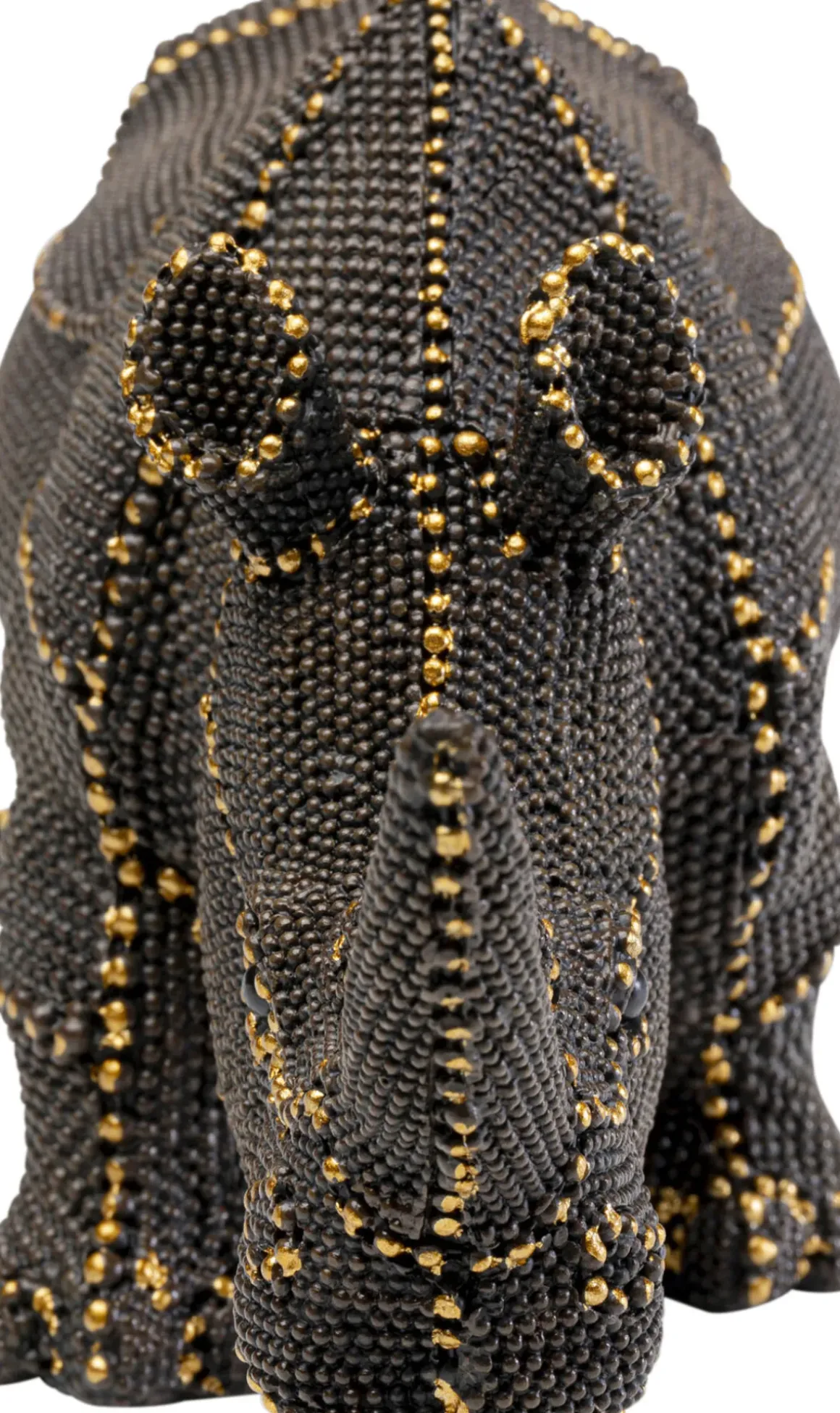 Dekorfigur Rhino Rivets Pearls, 26cm - KARE Design