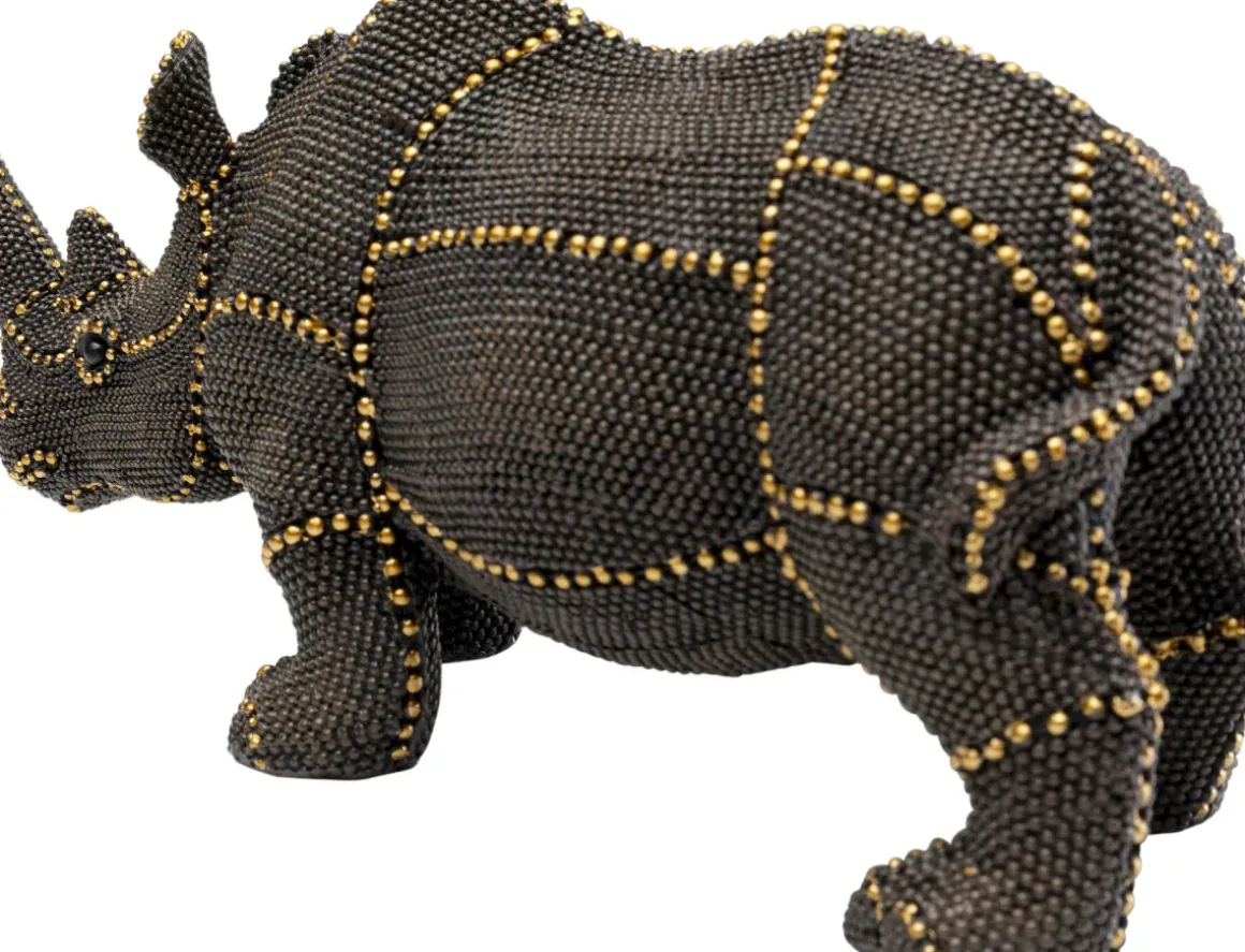 Dekorfigur Rhino Rivets Pearls, 26cm - KARE Design