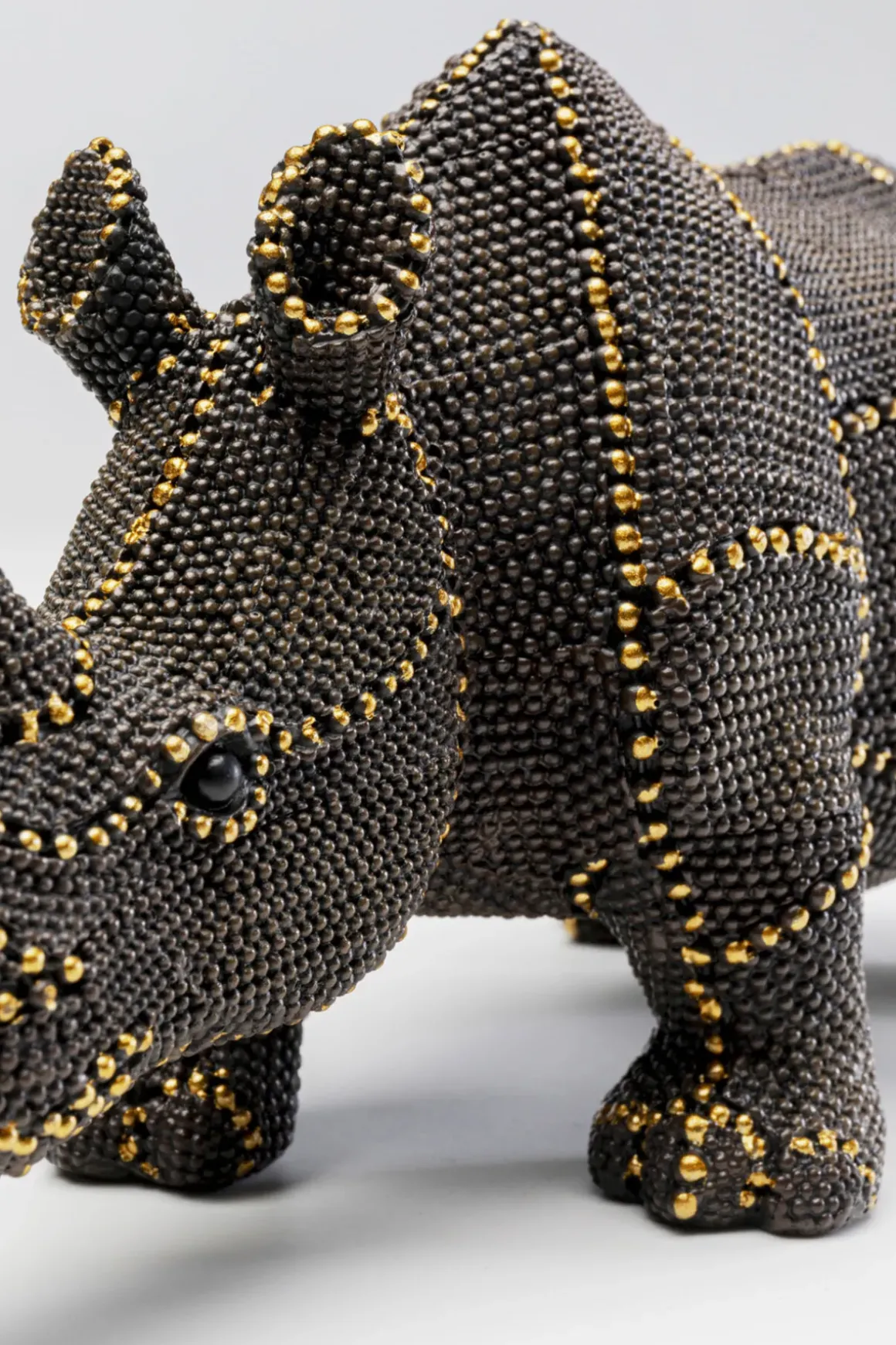 Dekorfigur Rhino Rivets Pearls, 26cm - KARE Design